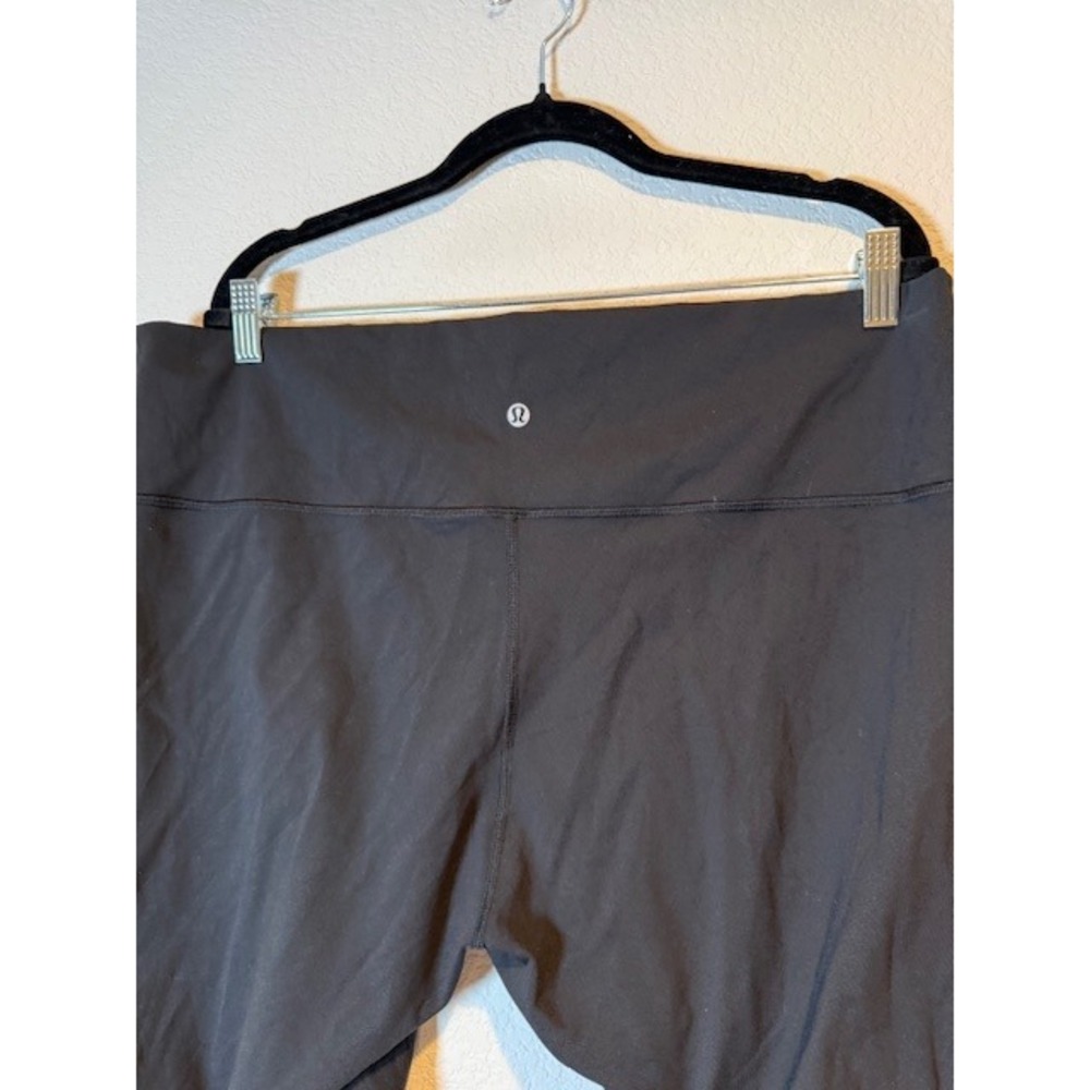 Lululemon Align High Rise Crop 21 Black Nulu Yoga Leggings Size 20
